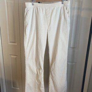 Toad & Co Scouter Cord Pull-on Pants, Cream, L